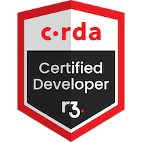 Corda Certified Developer badge